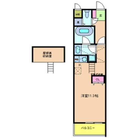 立花駅 徒歩6分 3階の物件間取画像